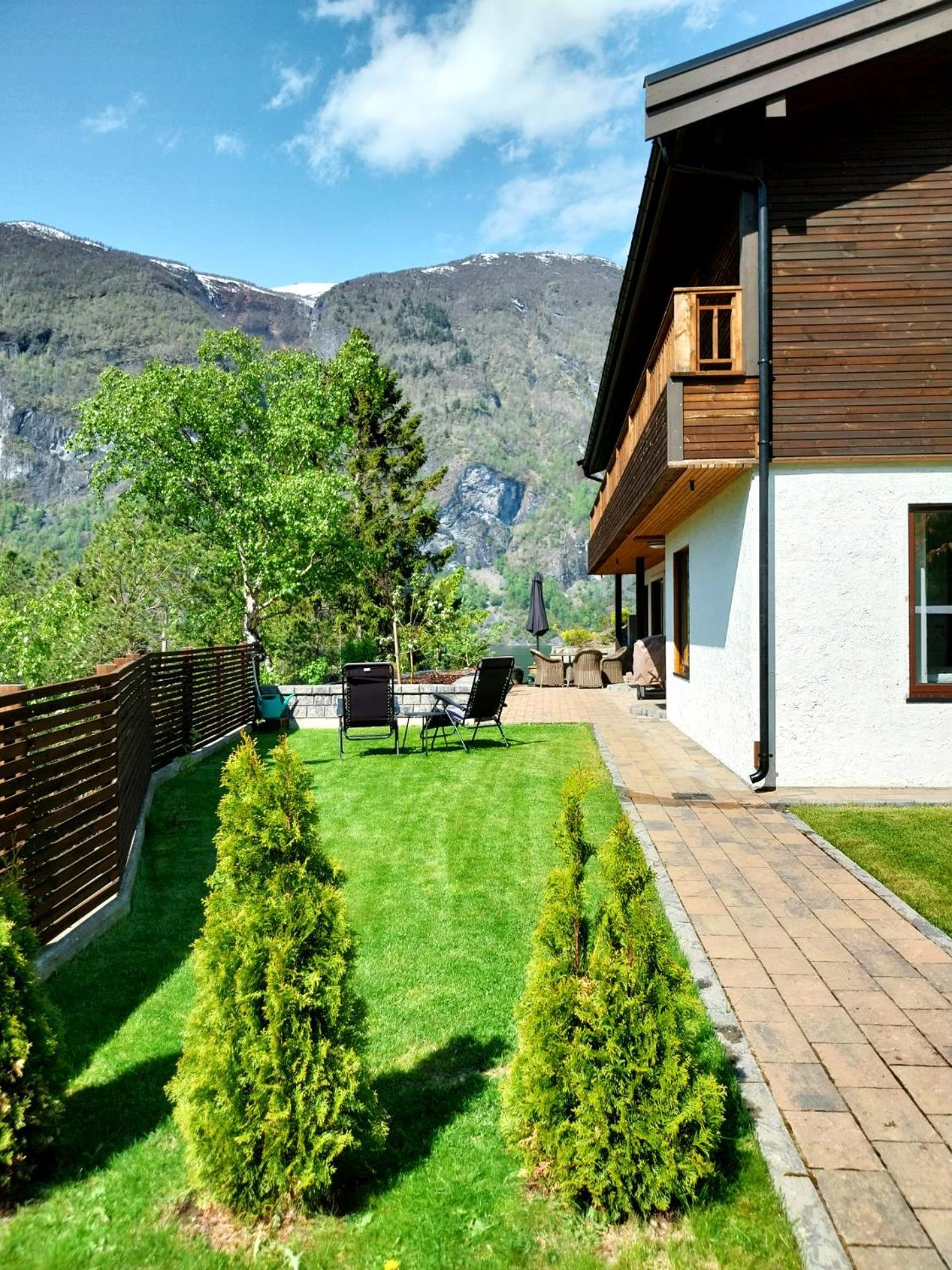 Apartament Otnes Fjordside Aurland Zewnętrze zdjęcie